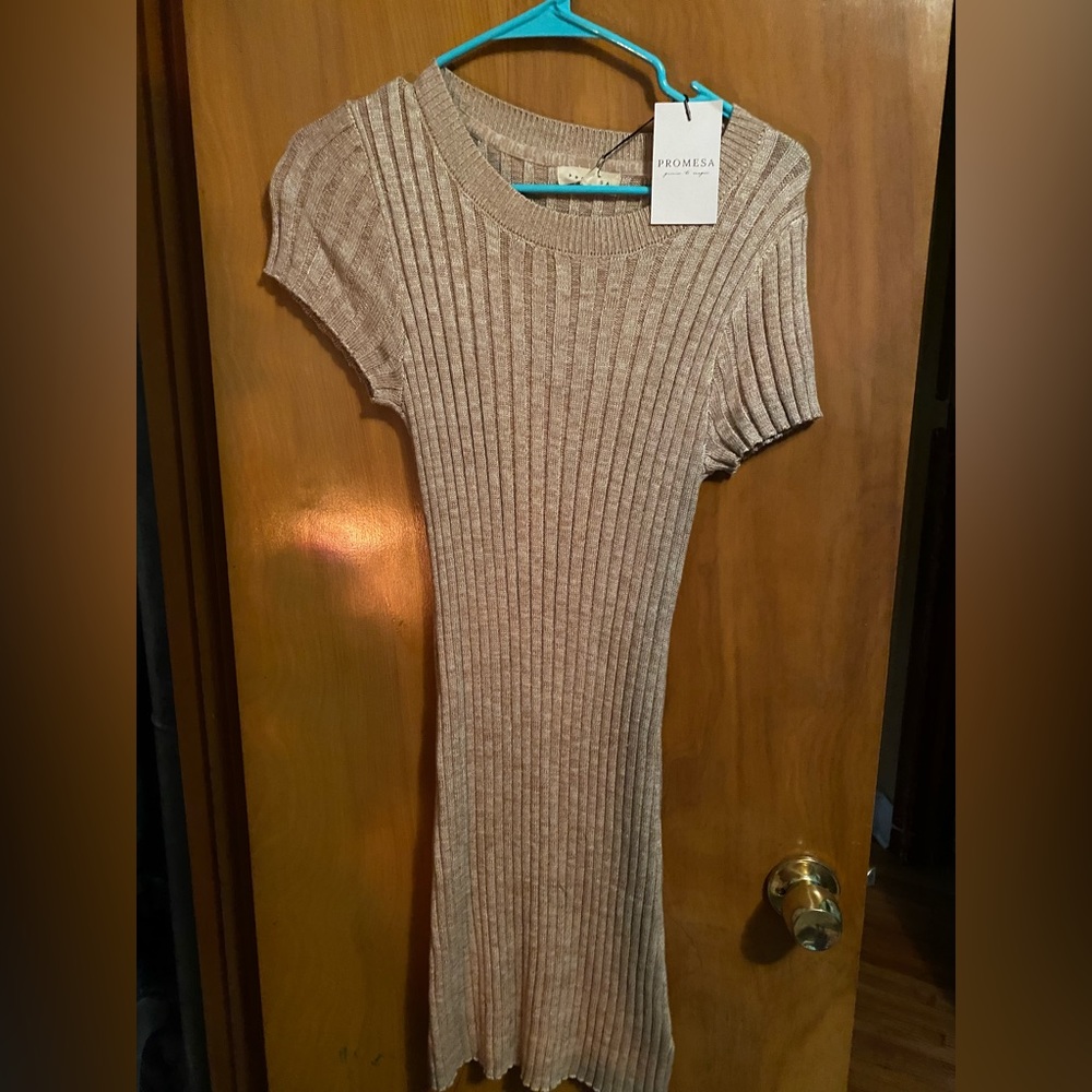 Promesa sweater dress mini brand new with tags large